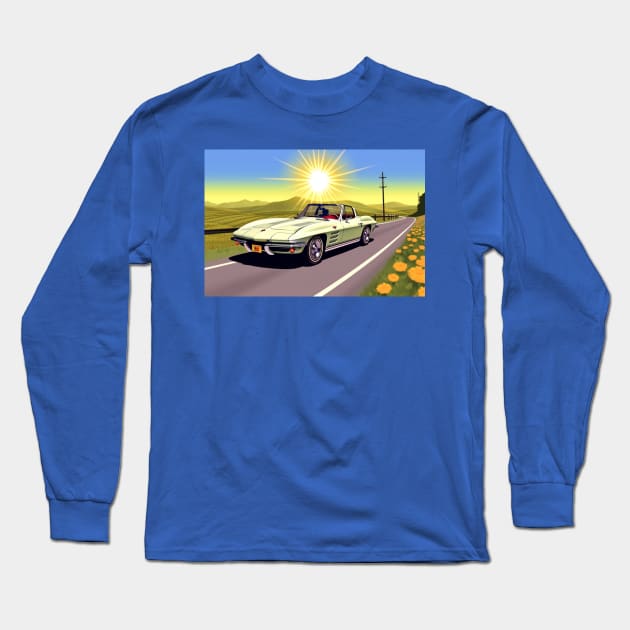 1969 Corvette L88 Long Sleeve T-Shirt by Speed Culture Apparel